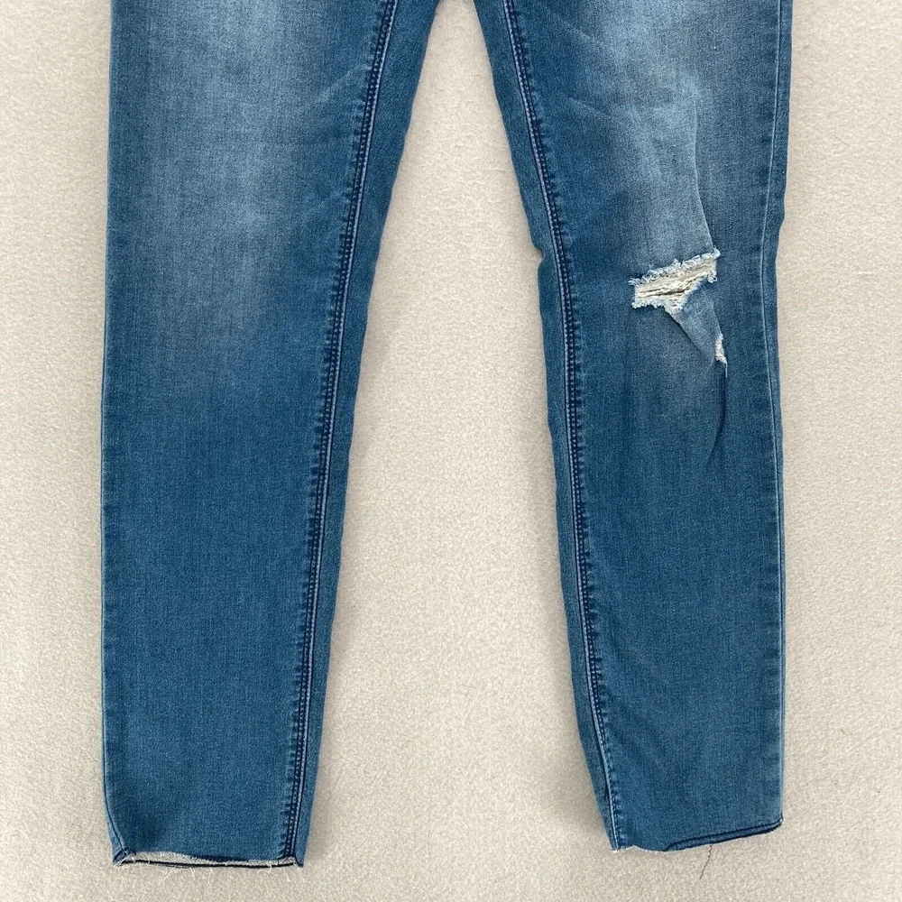 Hudson Kids Cailin Five Pocket Ankle Skinny Jeans Size‎ 16 Blue Stretch Denim